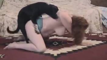 Passionate doggy-style encounter featuring aroused ladies who fuck